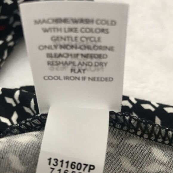 J. Jill‎ black & white tank top size LP - Picture 6 of 9